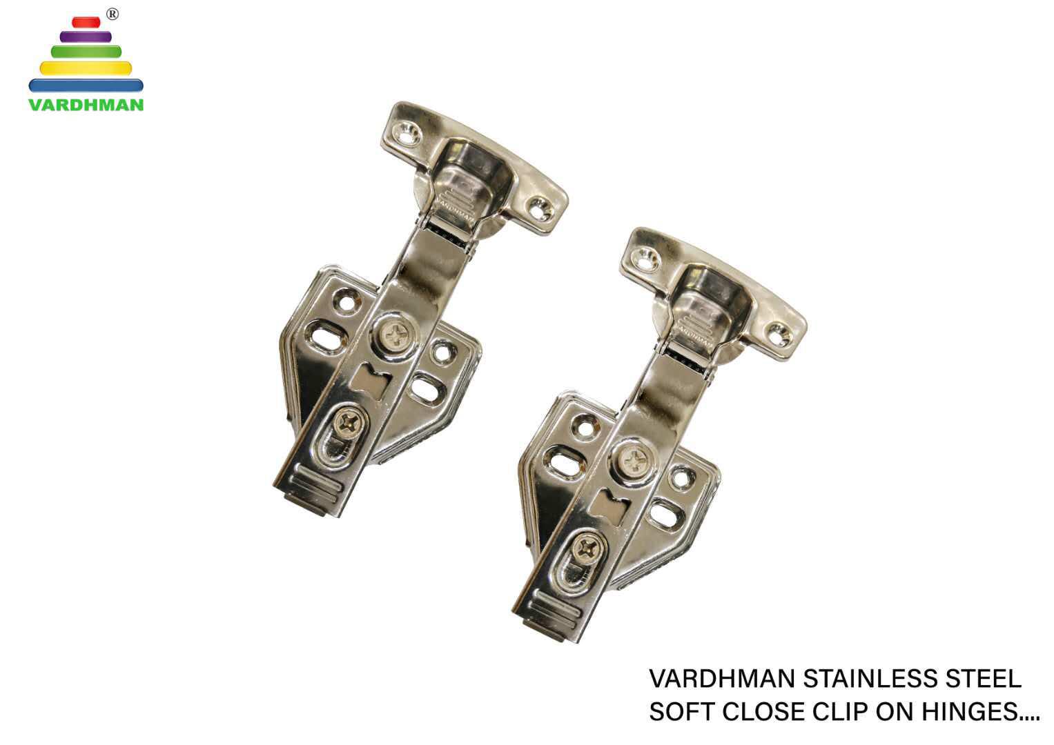 Vardhman Stainless Steel Soft Close Clip On Hinges