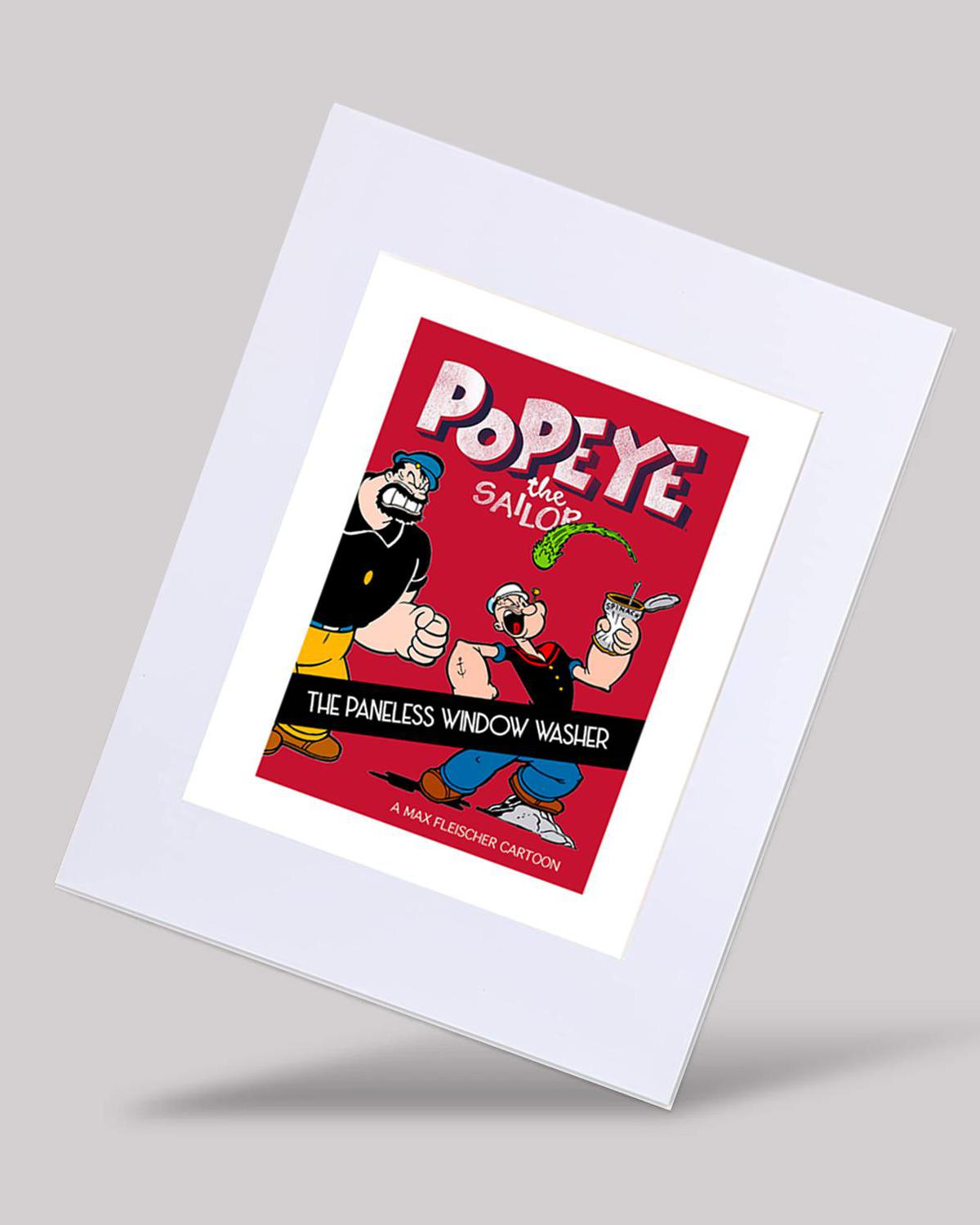 POPEYE × ANDERSEN-ANDERSEN navy_crewneck_popeye_green_392