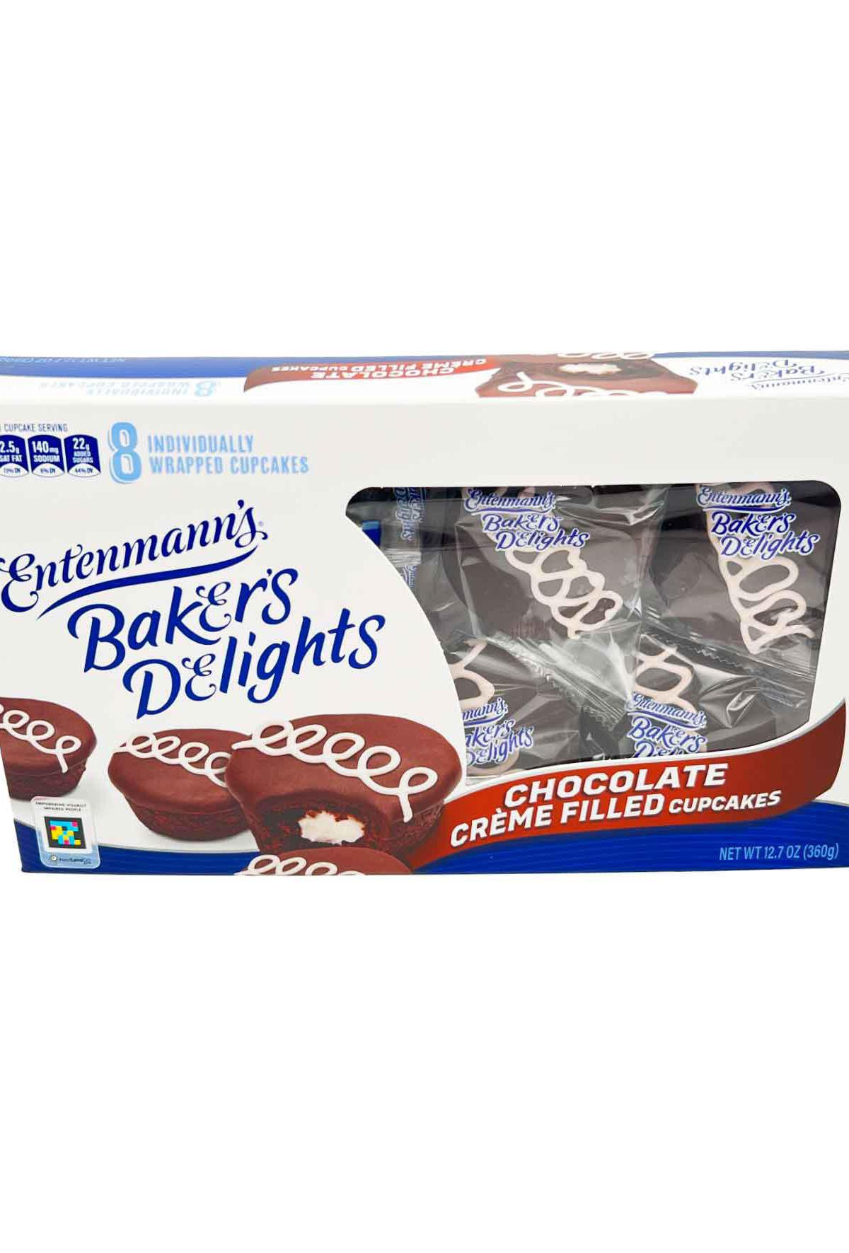 emaemanyan Entenmann´s Chocolate Creme Filled Cupcakes 8 Counts