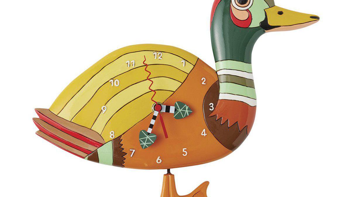 DECORARTE: OROLOGIO CON VOLO D'ANATRE