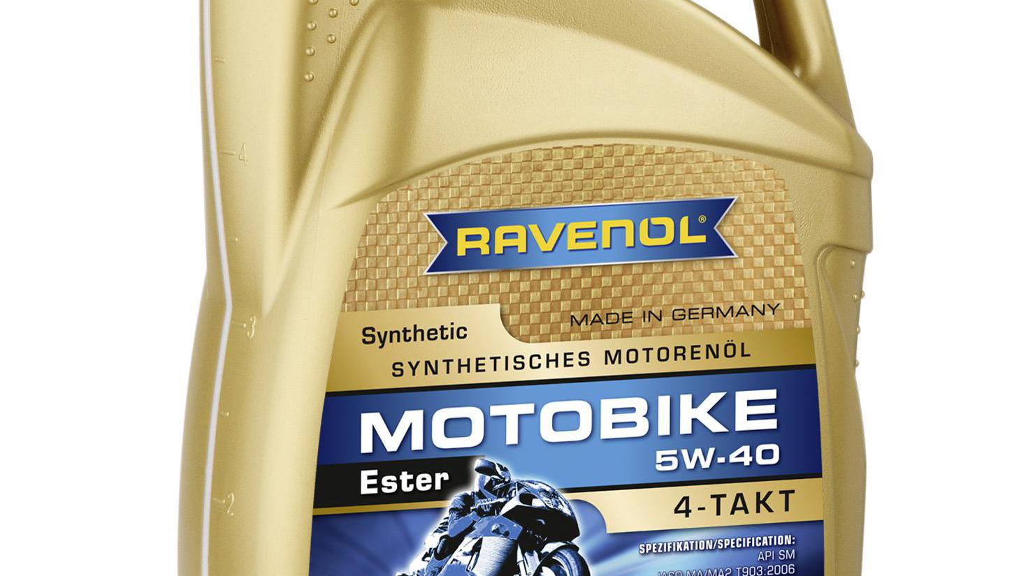 RAVENOL Motobike 4-T Ester SAE 5W-40 4 litros