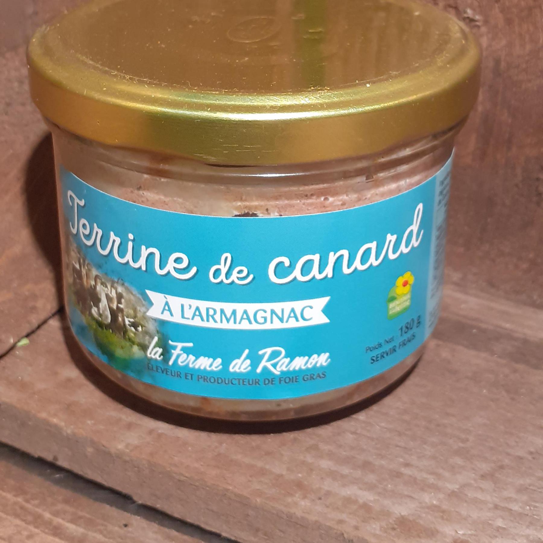 Terrines de canard à l'armagnac épicerie Volailles du Cabier & Cie