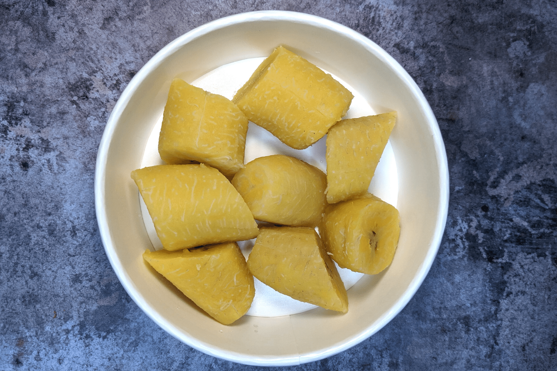 Banane plantain vapeur L' Afrika Restaurant Paris EBlack Eats