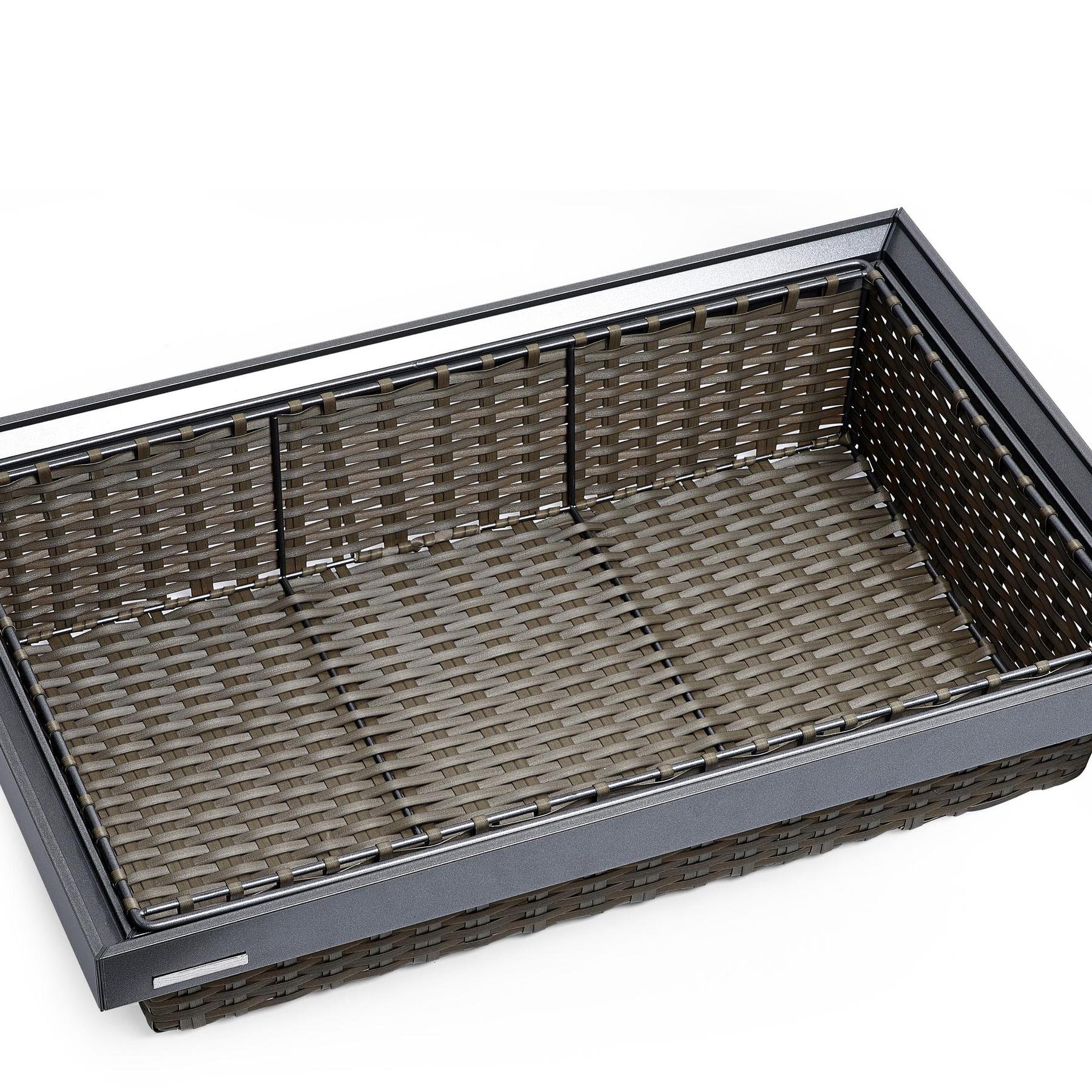 Vardhman Wardrobe Pullout Wicker (Ratten) Basket