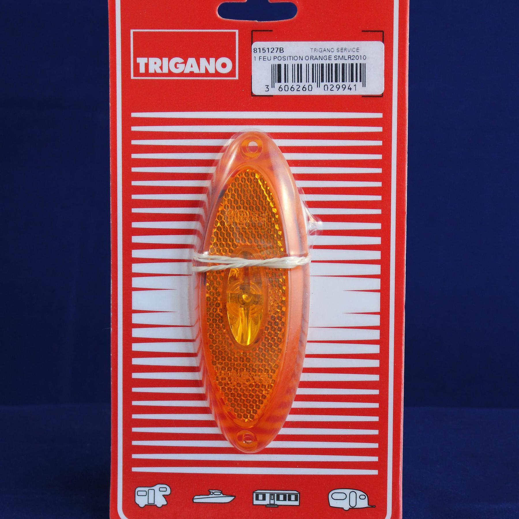 Feu De Position Latérale LED Ovale Orange 12V – Homologué E2 – Idéal Camping-Car, Camion, Remorque