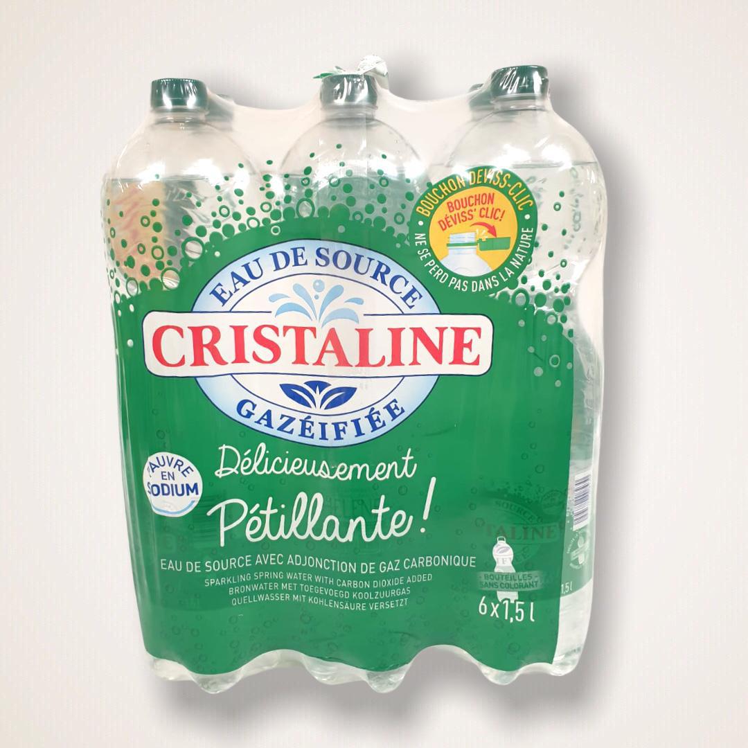 Eau Cristaline 15 L Pack de 12 bouteilles Eaux plates