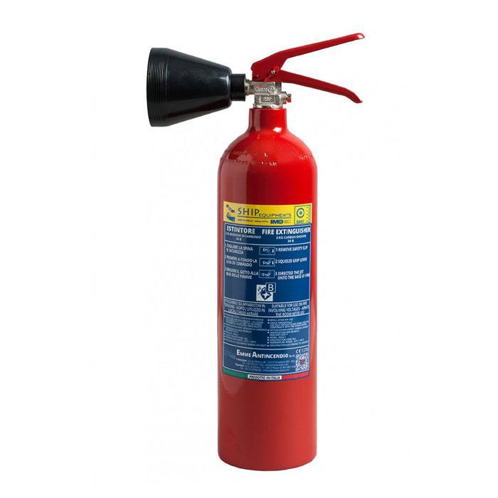Estintore CO2 da KG. 2 - Centro Antincendio Viterbo
