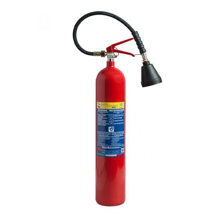 Estintore A CO2 Gloria KS 5 SE - 5kg Anidride Carbonica Per Sale Server, Quadri Elettrici E Ambienti Tecnici - Omologato DIN EN