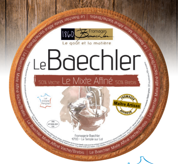 Tomme Mixte Vache Brebis Portion G Fromagerie Baechler