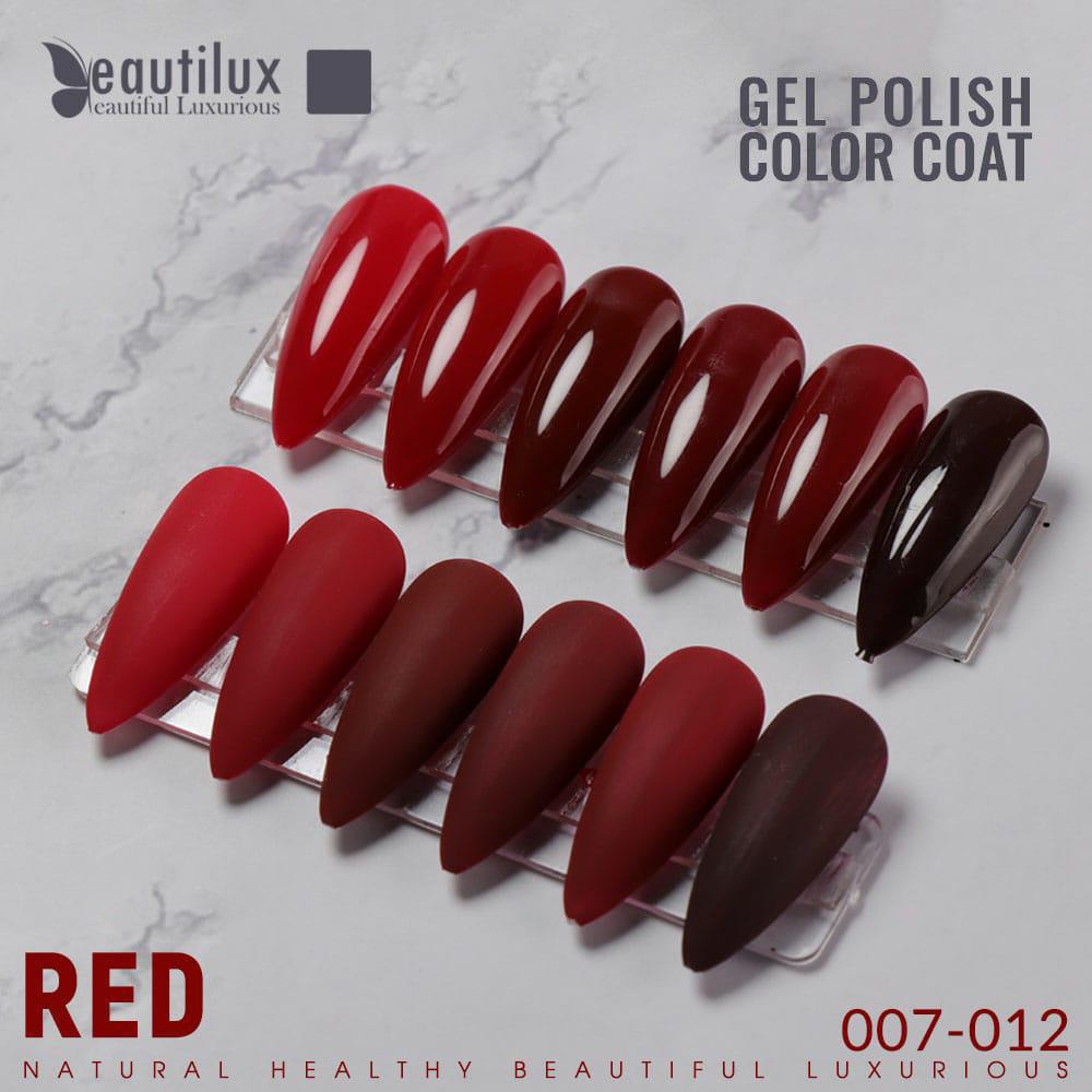 Gel polish color coat red 007012 (UNIQUEMENT SUR COMMANDE)