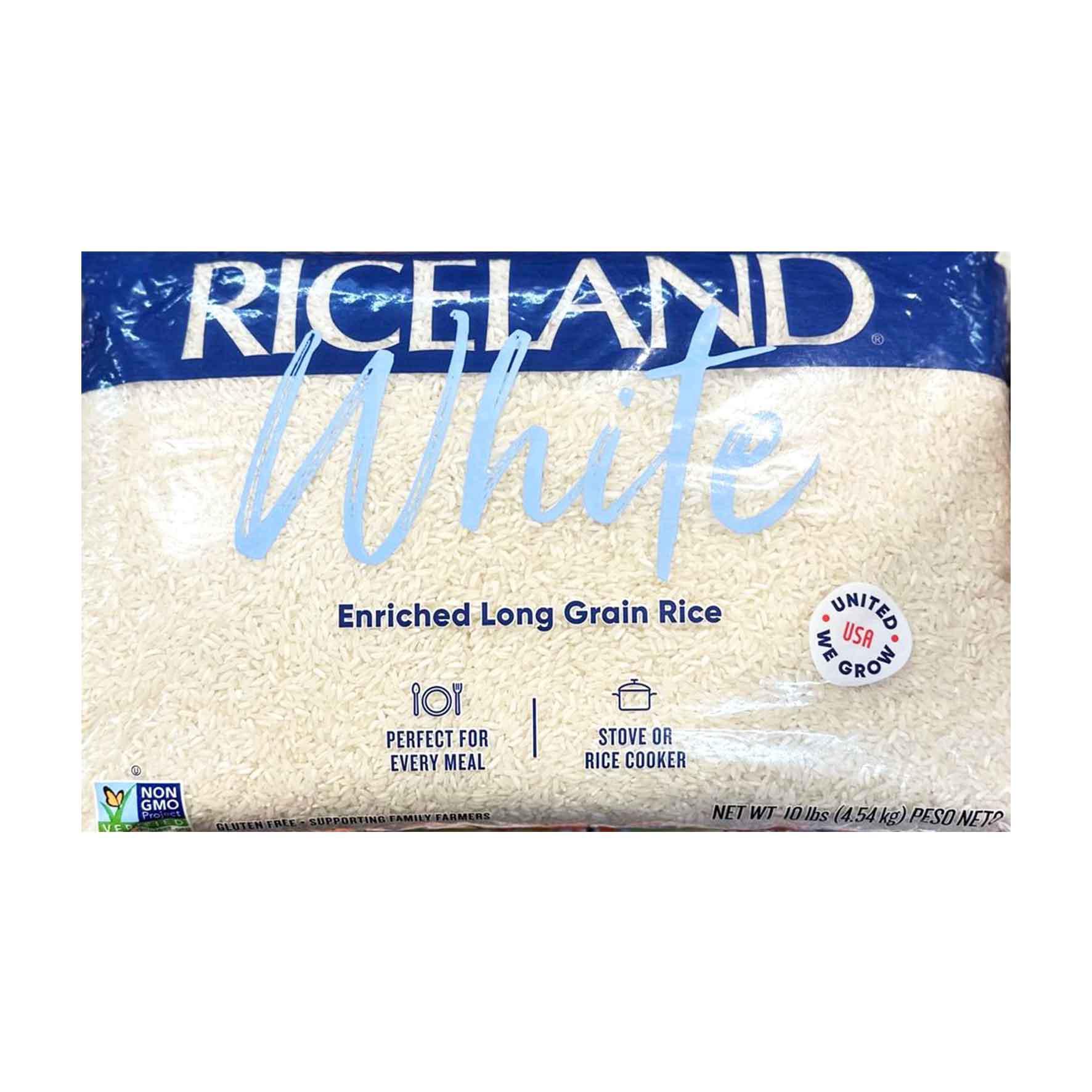 RICELAND WHITE ENRICHED LONG GRAIN RICE 10 LB