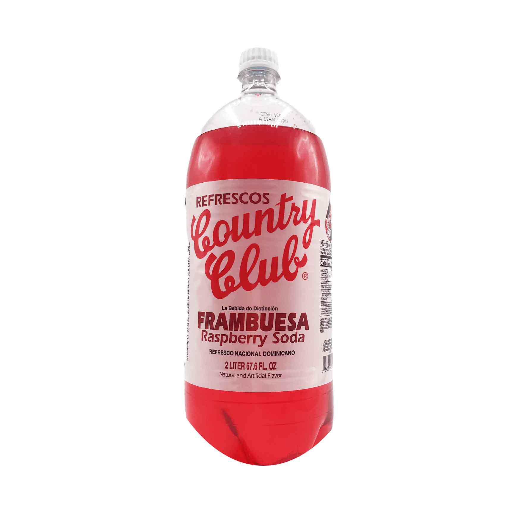 COUNTRY CLUB REFRESCOS RASPBERRY SODA