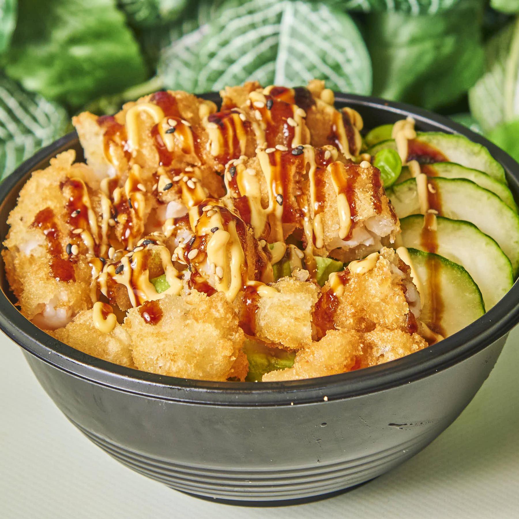 Tempura Scampi Poke