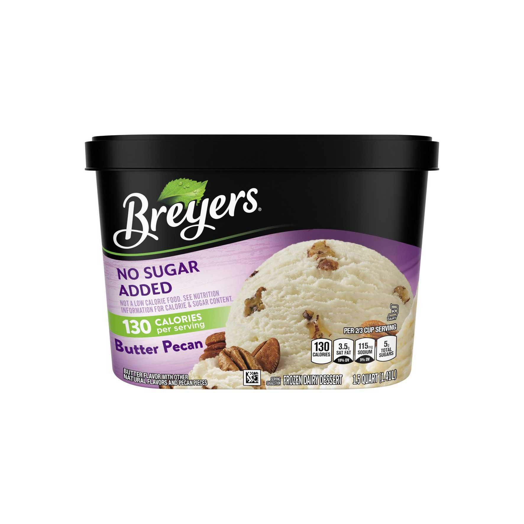 Breyers No Sugar Added Butter Pecan