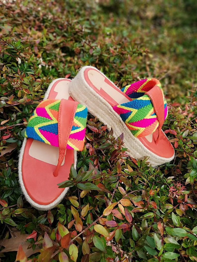 Alpargatas Sandalias Wayuu Tejidas Mad Shoess Moda Sostenible En