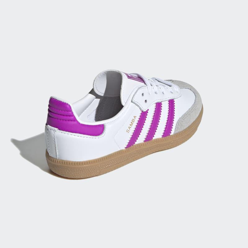 Samba Enfant blanc rose e shop adidas Originals Le Mans