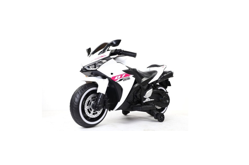 Electric Kids' Motorcycle 888 – 12V 4.5A Battery – with Training