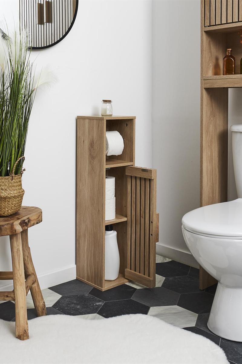 Dérouleur Papier Toilette En Bois De Palette – Fait Main – Fixation Gauche