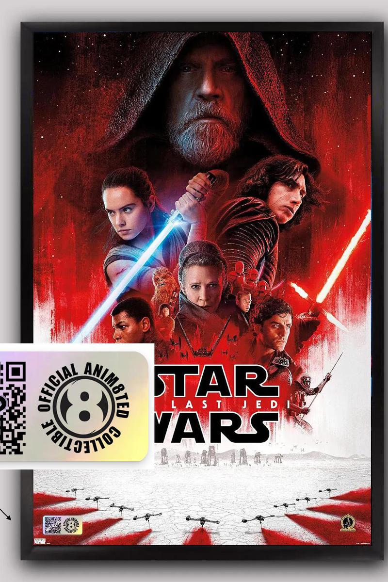 版画 STAR WARS THE LAST JEDI The Last Jedi poster in Drew Struzan's style : r/StarWars