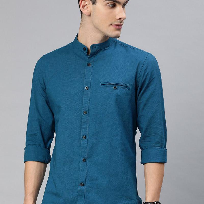 louis philippe mandarin collar shirts