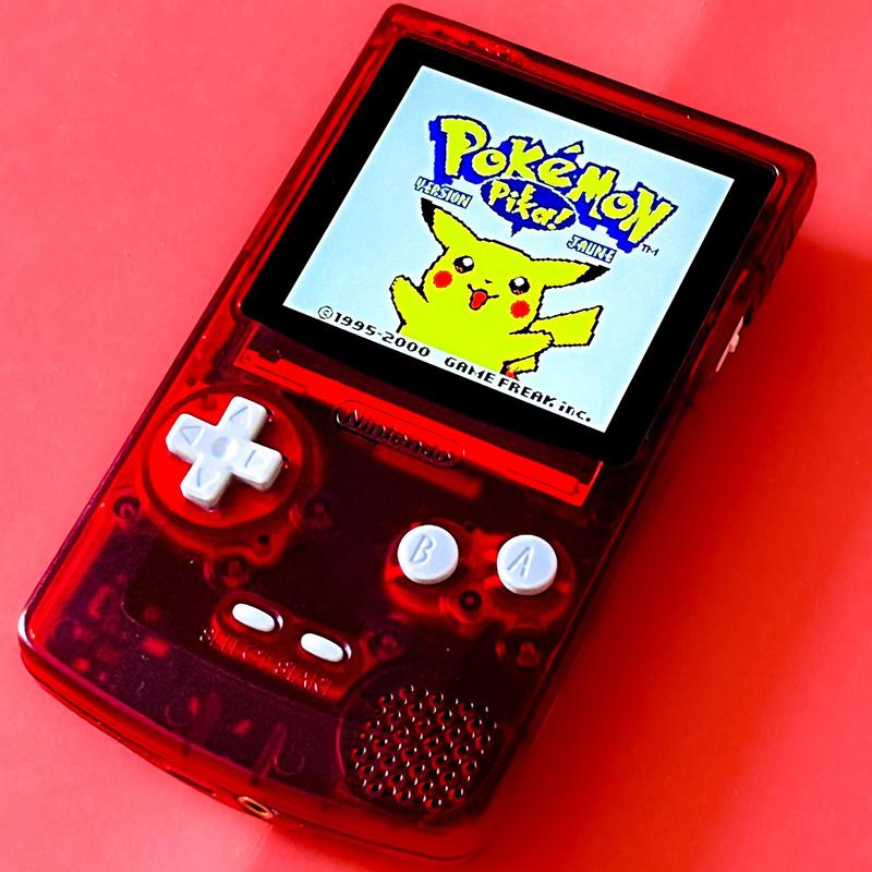 Game Boy Color modifiée avec écran IPS rétroéclairé