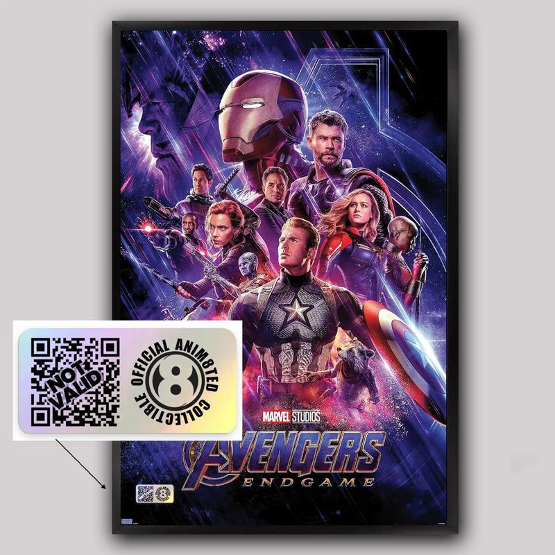 Avengers: Endgame 箔押し限定ポスター Avengers: Endgame - Full Size Anim8ted Poster