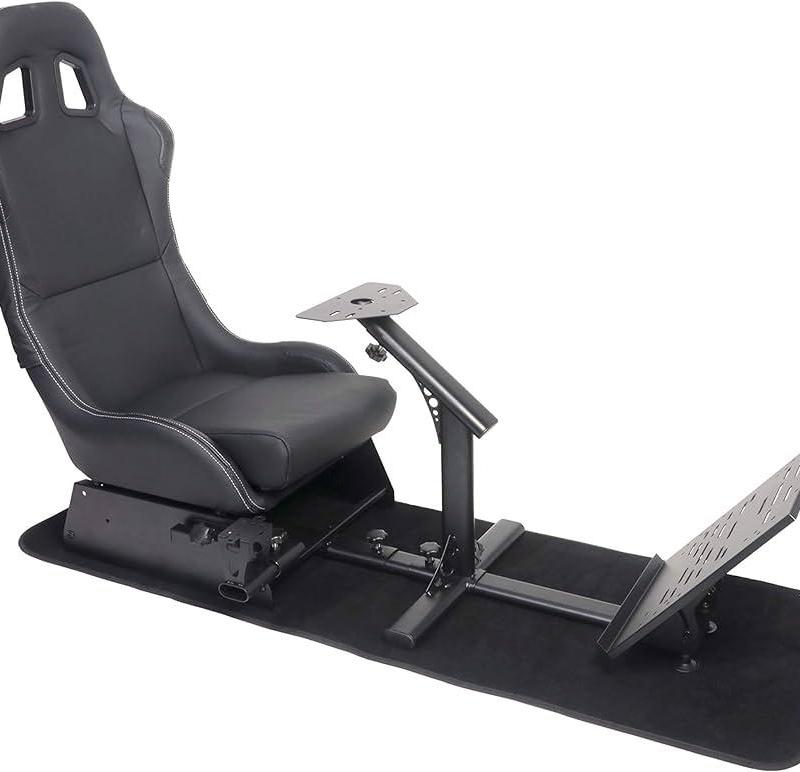 Racing Seat Gaming Chair Simulator Cockpit Steering Wheel